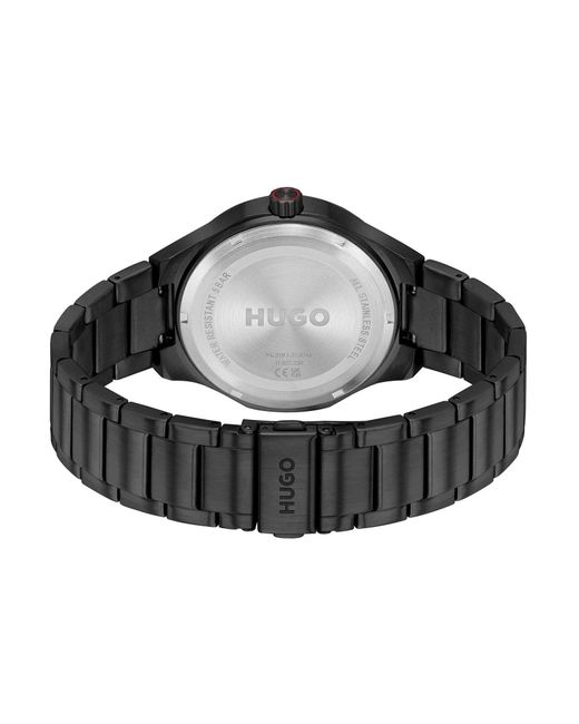 HUGO Black Lit Watch for men