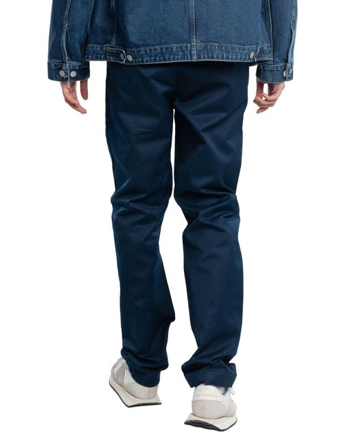 Carhartt Blue Master Relaxed Tapered Fit Chino for men