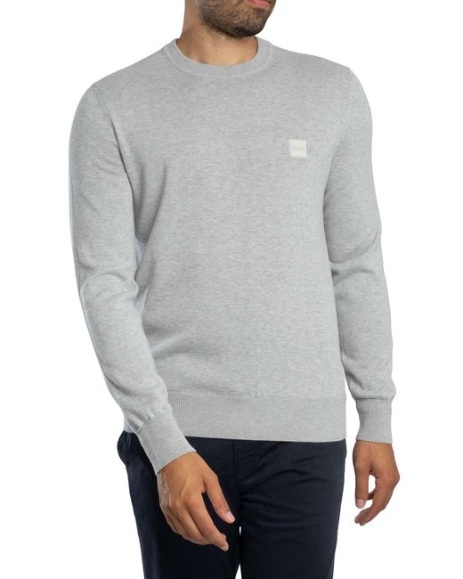 Boss Gray Kanovano Knit for men