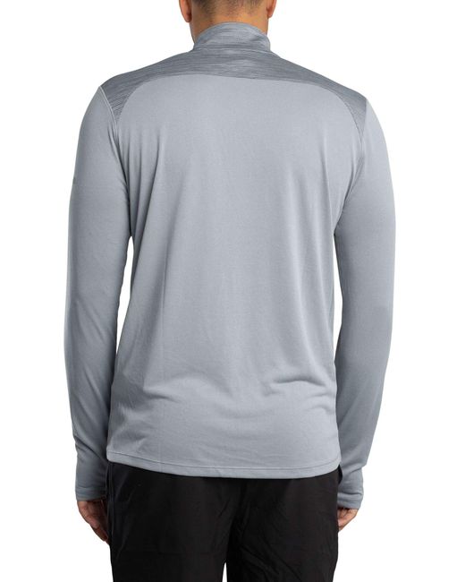 Under Armour Gray Tech Utility 1/4 Track Top for men