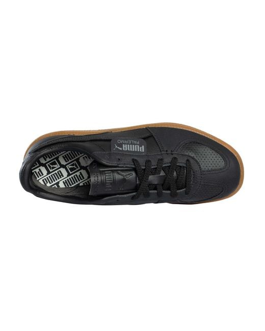 PUMA Blue Palermo Leather Trainers for men