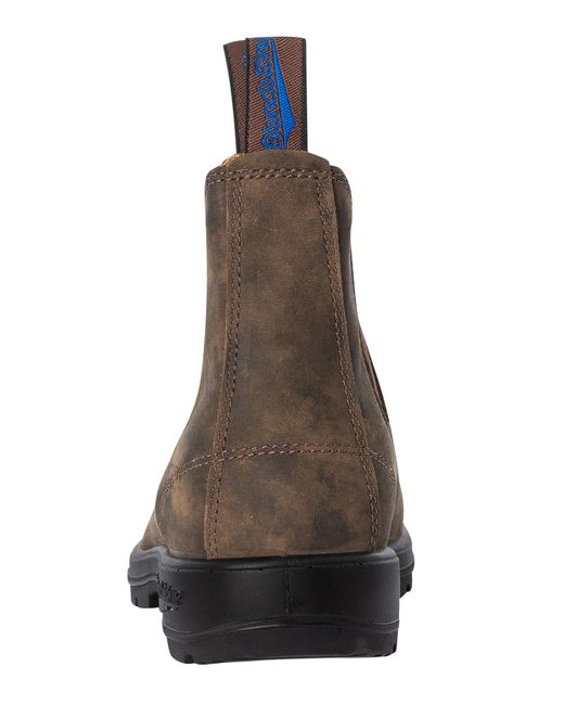 Blundstone Brown Thermal Waterproof Chelsea Boots for men