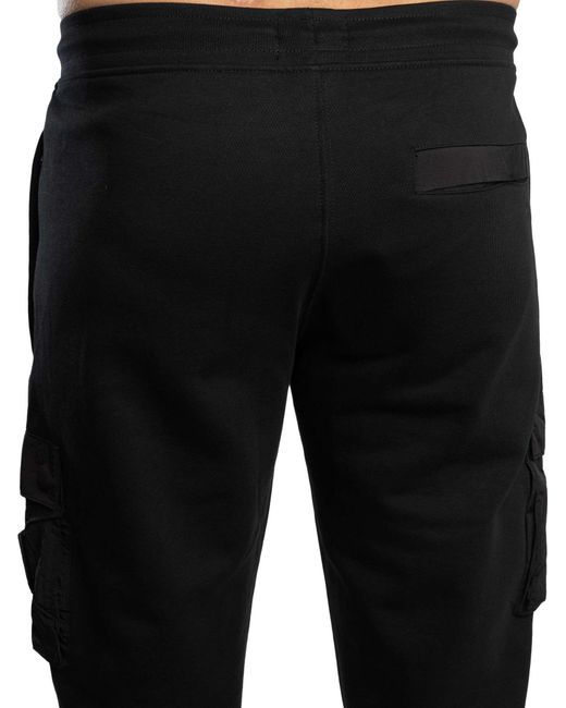 Weekend Offender Black Lippi Cargo Joggers for men