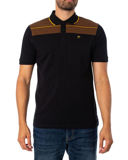 Fila Black Jacapo Polo Shirt for men
