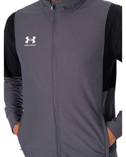 Under Armour Blue Challenger Track Jacket for men