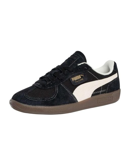 PUMA Black Palermo Vintage Trainers for men