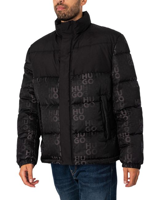 HUGO Black Balto2341 Puffer Jacket for men