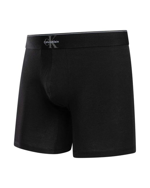 Calvin Klein Black 3 Pack Graphic Monogram Boxer Briefs for men