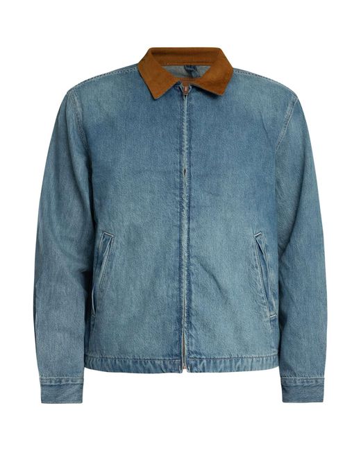 Levi's Blue Castro Full Zip Jacket for men