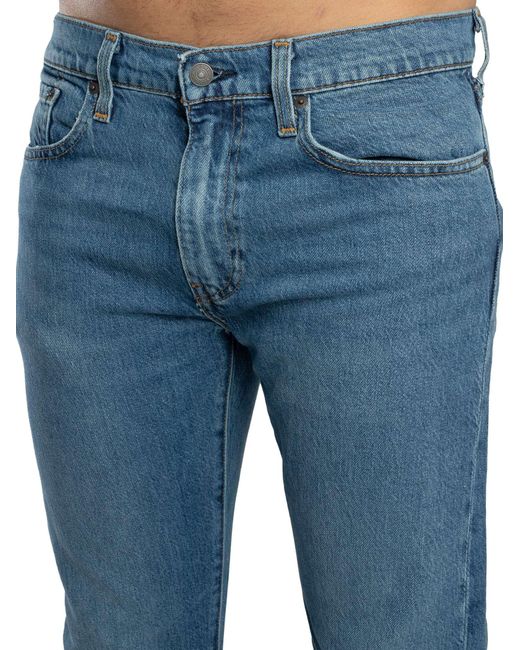 Levi's Blue 502 Taper Jeans for men