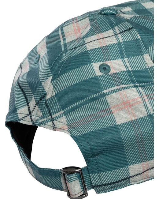 Lyle & Scott Blue Printed Tartan Cap for men