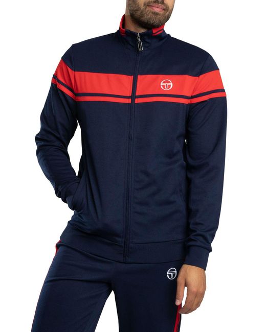 Sergio Tacchini Blue Damarindo Track Jacket for men