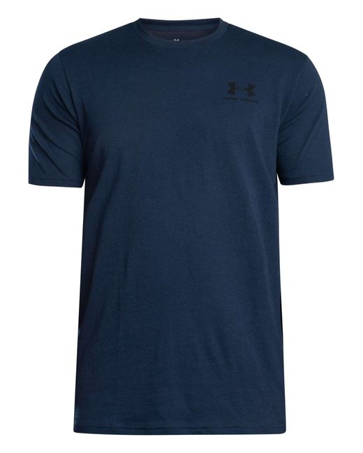 Under Armour Blue Sportstyle Left Chest T-shirt for men