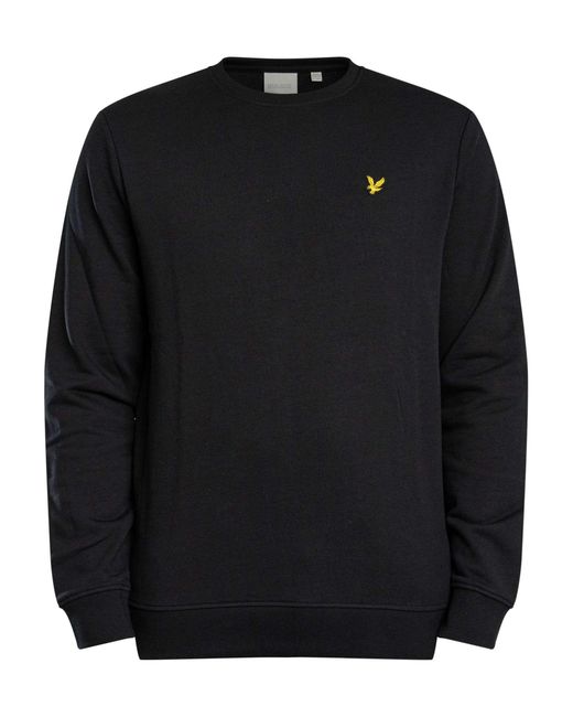 Lyle & Scott Blue Embroidered Logo Sweatshirt for men
