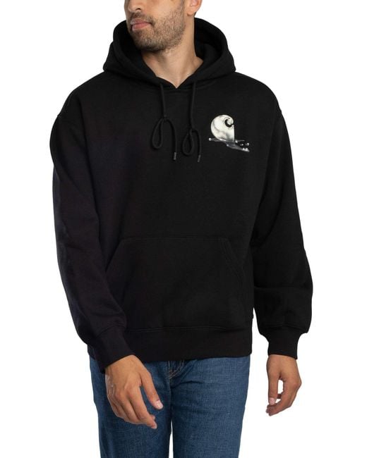 Carhartt Black Jake Garcia Back Print Pullover Hoodie for men