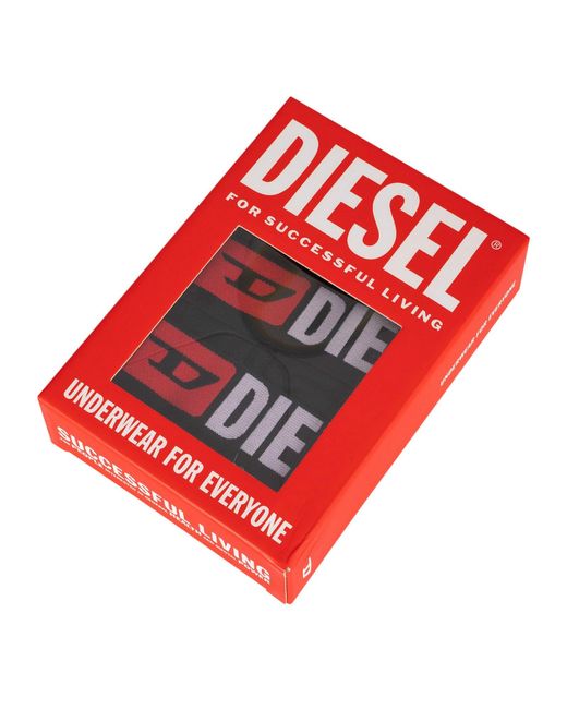 DIESEL Black 3 Pack Damien Trunks for men