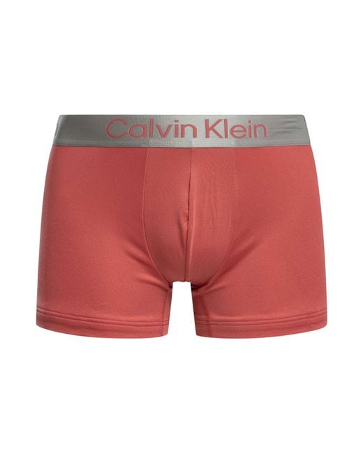 Calvin Klein Multicolor 3 Pack Brushed Microfiber Trunks for men