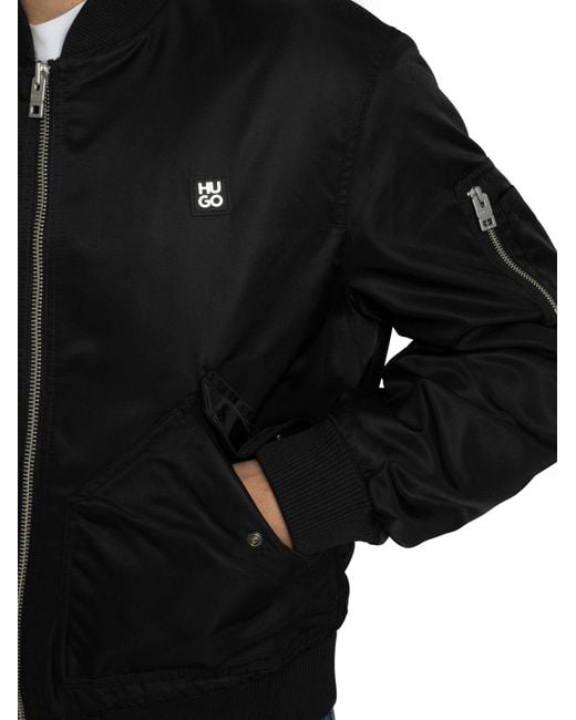 HUGO Black Badam2611 Bomber Jacket for men