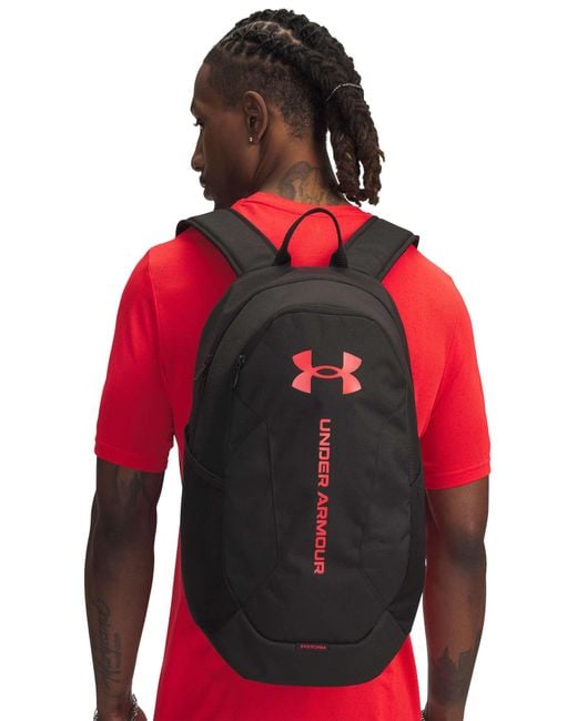 Under Armour Black 26.5l Hustle Lite Backpack for men