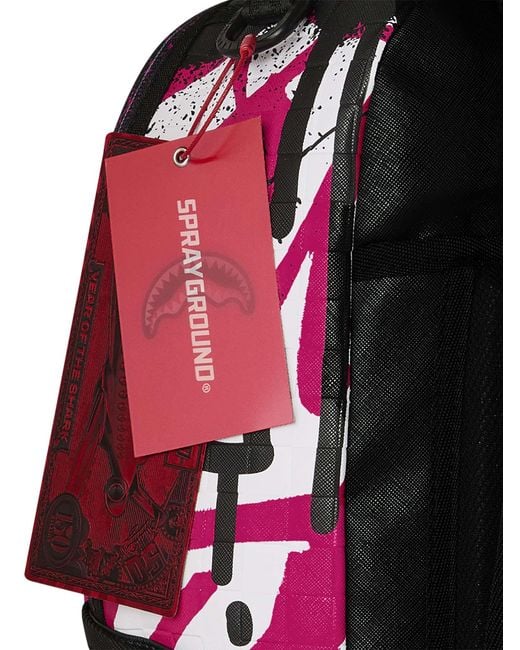 Sprayground Red Graff Mayhem Rmx Backpack for men