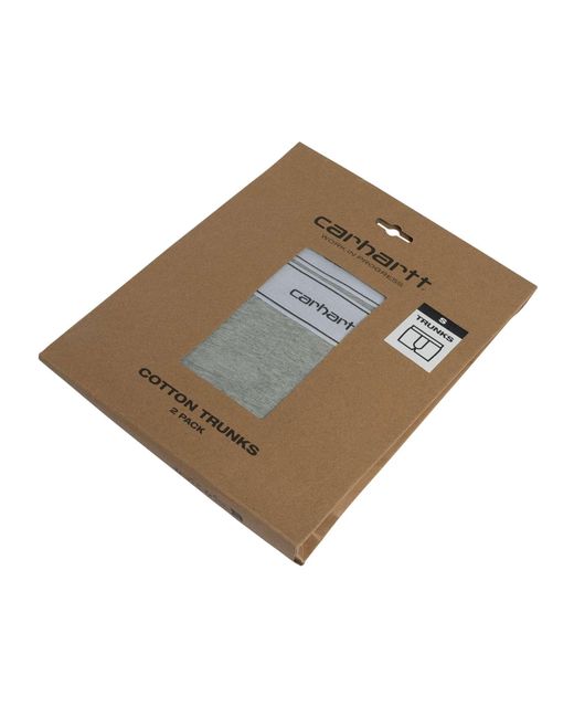 Carhartt Gray 2 Pack Cotton Trunks for men
