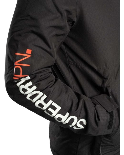 Superdry Black Hooded Yachter Windbreaker Jacket for men