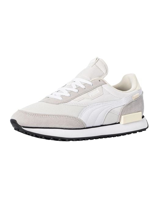 PUMA Future Rider Mix Elevate Trainers in White for Men Lyst