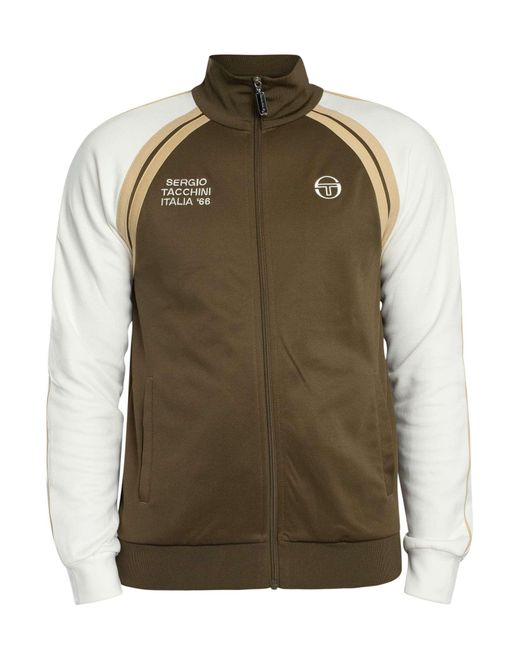 Sergio Tacchini Green Ghibli Davis Track Jacket for men