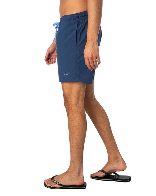 Gant Blue Logo Swim Shorts for men