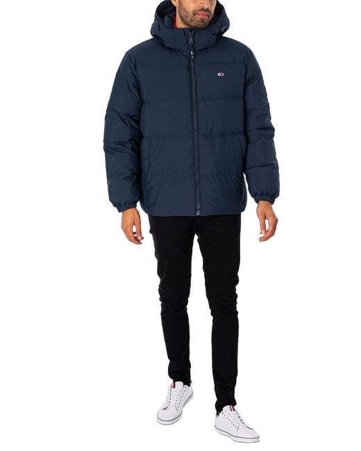 Tommy Hilfiger Blue Essential Down Jacket for men