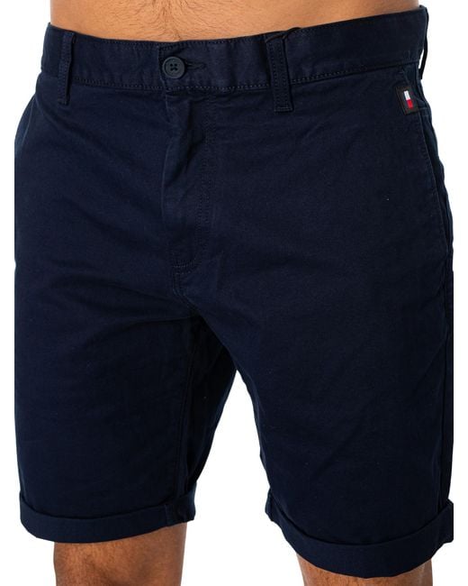 Tommy Hilfiger Blue Scanton Slim Chino Shorts for men