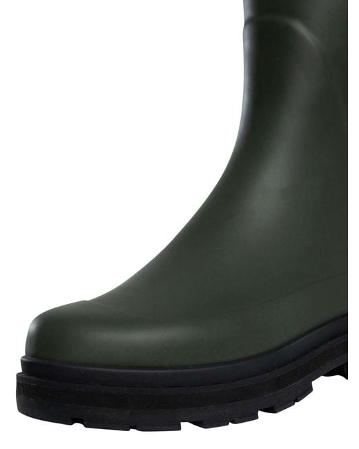 Aigle Green Mid Rain Wellington Boots for men