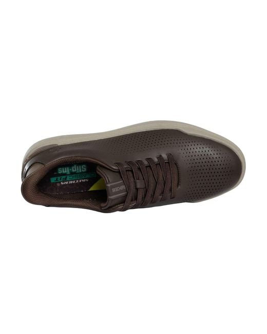 Skechers Brown Slip-ins Owen Connell Trainers for men