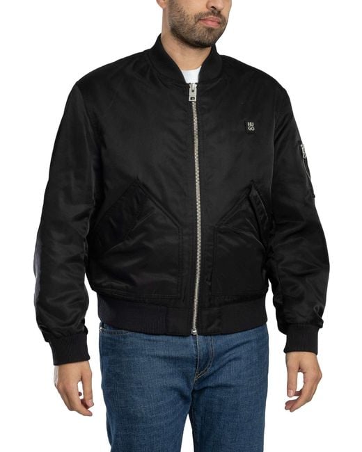 HUGO Black Badam2611 Bomber Jacket for men