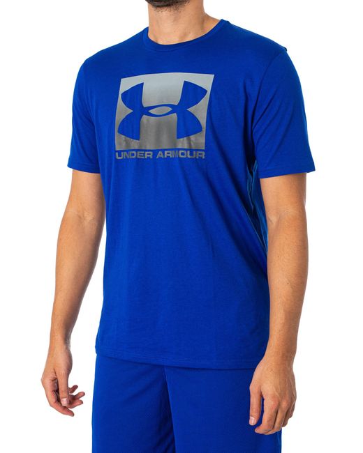Under Armour Blue Boxed Sportstyle Short Sleeve T-shirt for men