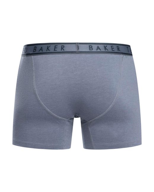 Ted Baker Blue 3 Pack Boxer Briefs for men
