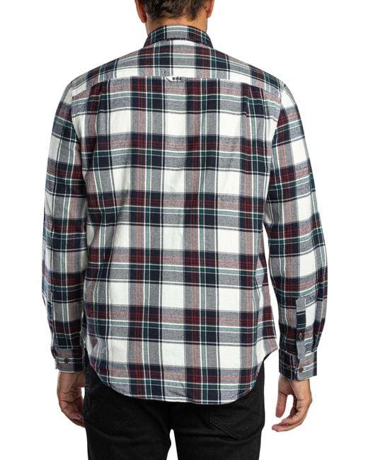 Superdry Blue Cotton Lumberjack Shirt for men