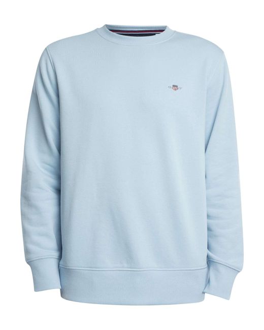 Gant Blue Regular Shield Sweatshirt for men