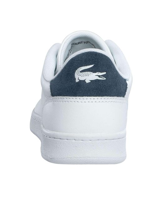 Lacoste Blue Carnaby Set 224 1 Sma Leather Trainers for men