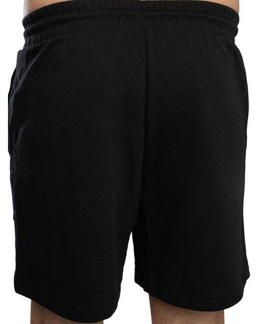 EA7 Black Badge Logo Sweat Shorts for men