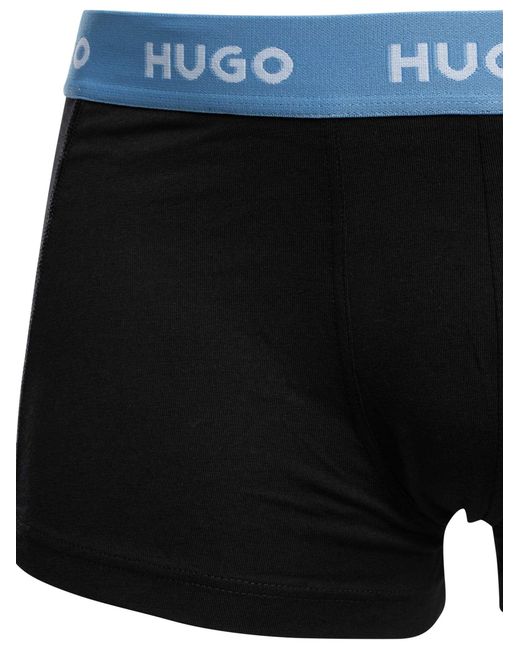 HUGO Black 3 Pack Trunks for men