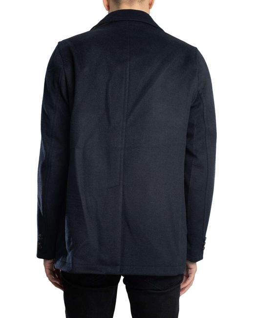 Ted Baker Blue Aldovie Peacoat Jacket for men