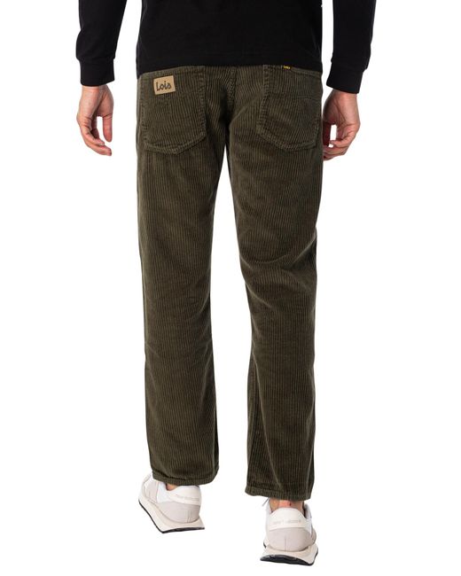 Lois Jeans Men's New Dallas Cord Jeans In Grey – 100% Cotton Made In Spain!