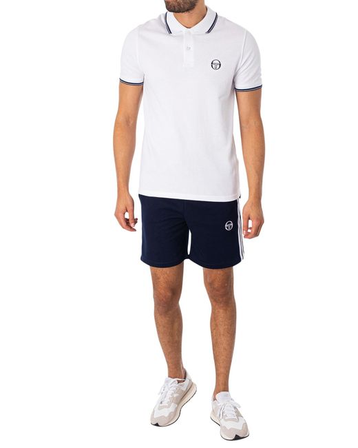 Sergio Tacchini Blue Pietrapertosa Sweat Shorts for men