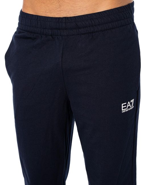 EA7 Blue Logo Joggers for men