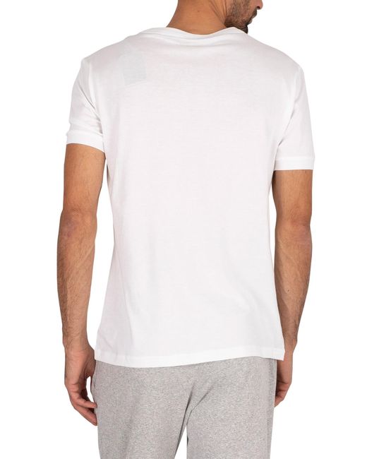 tommy hilfiger lounge tapered joggers with flag logo in grey