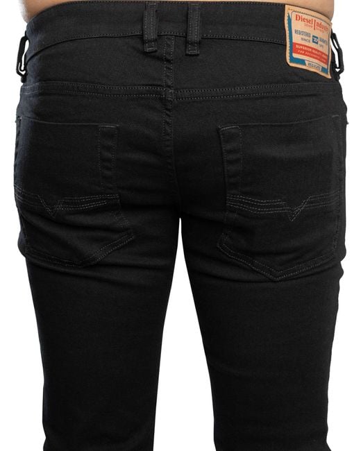 DIESEL Black 2007 Zatiny Bootcut Jeans for men