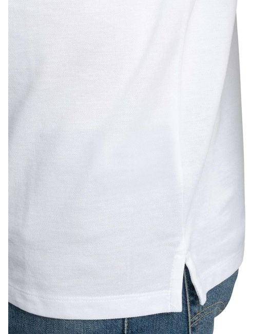 HUGO White Donos222 Polo Shirt for men