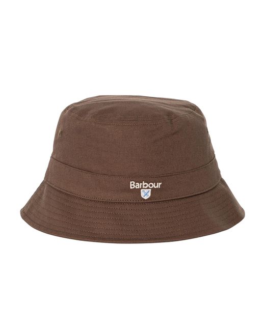 Barbour Brown Cascade Bucket Hat for men