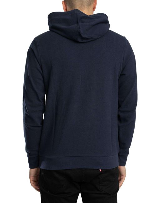 Sergio Tacchini Blue Devok Pullover Hoodie for men